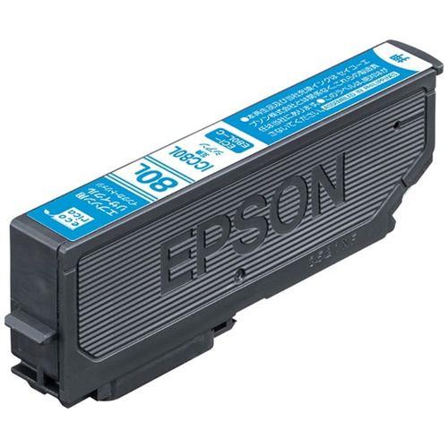 エコリカ ECI-E80L-C ICBK80L互換リサイクルインクカートリッジ シアン