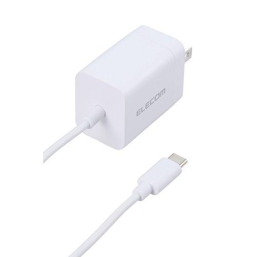 エレコム MPA-ACCP6920WH USB Power Delivery 20W AC充電器(Cケーブル一体型/1.5m)