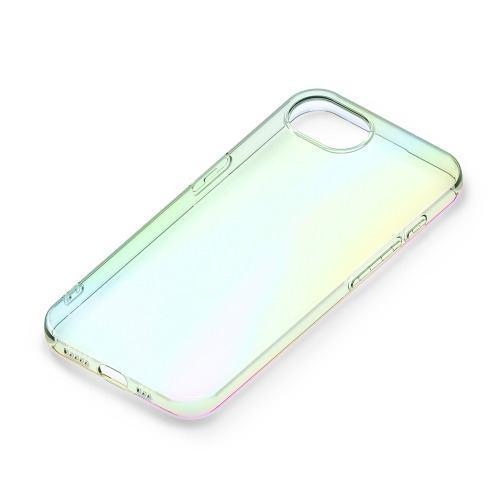PGA PG-25KTP02AR iPhone 16e用 クリアソフトケース オーロラ