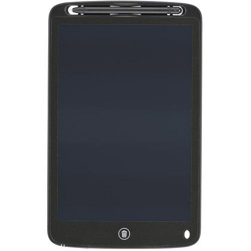 オーム電機 JIMC10R 電子メモパッド 10インチ相当 レインボーカラー ロックスイッチ付き ブラック