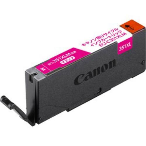 インク エコリカ カートリッジ ECI-C351XLM キヤノン用リサイクルインク マゼンタ・大容量 BCI-351XLM