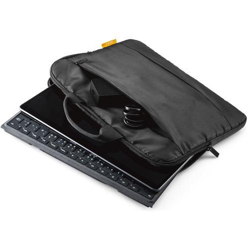 エレコム TB-MSP8IBHBK Surface Pro8 ProX パソコンケース ハンドル付き 軽量設計 起毛素材 ポケット付 PCケース ブ