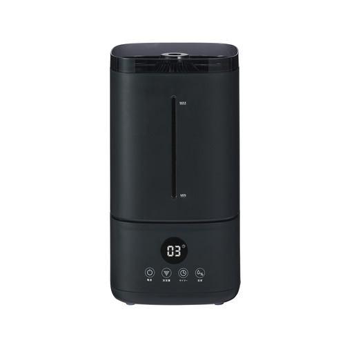 ユアサプライムス YHGC401H-H 超音波加湿器 切タイマー 湿度センサー搭載 木造和室7畳 プレハブ11畳 タンク容量 4.0L グレー