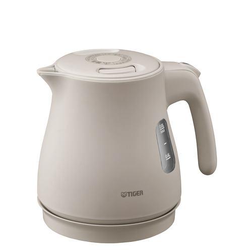 【推奨品】タイガー魔法瓶 PCV-A080CU 蒸気レス電気ケトル 最短 約57秒!スピード沸とう 0.8L アーバンベージュ