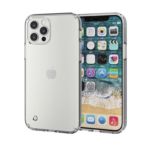 エレコム PM-A20BHVCCR iPhone 12/12 Pro ハイブリッドケース TRANTECT クリア