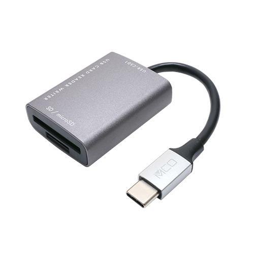 ミヨシ USR-CSD1/DS SD microSDカードリーダ ライタ Type-C シルバー USRCSD1/DS