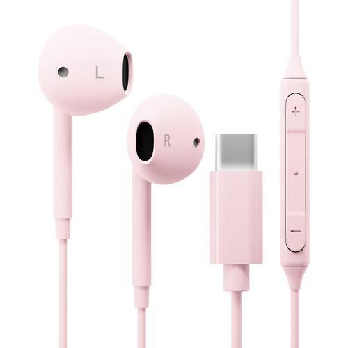 PGA PG-SEIE2PK4 USB Type-C ステレオイヤホン Premium Style ピンクPGSEIE2PK4