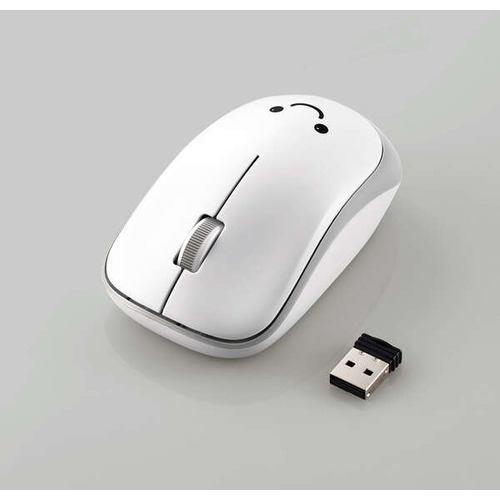 【推奨品】エレコム M-IR07DRKWH IRマウス ENELOシリーズ 無線 3ボタン 省電力 抗菌 ホワイト