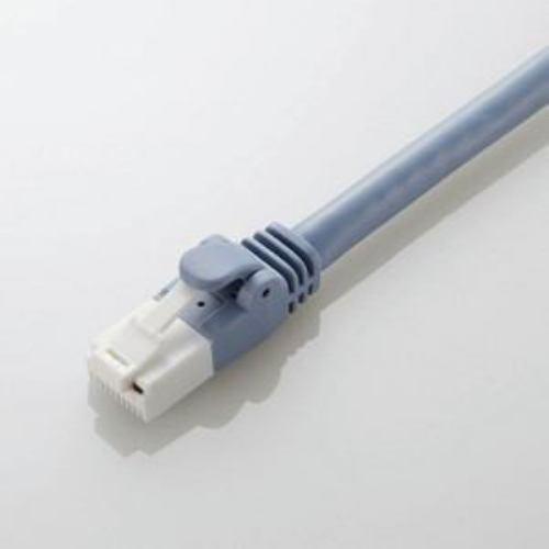 【推奨品】エレコム LD-GPAT/BU05 ツメ折れ防止LANケーブル(Cat6A)0.5m ブルー