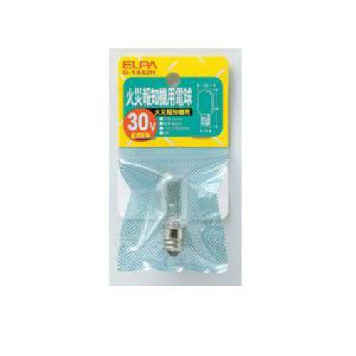 ELPA G-1442H 火災報知器用電球 30V E12 クリア