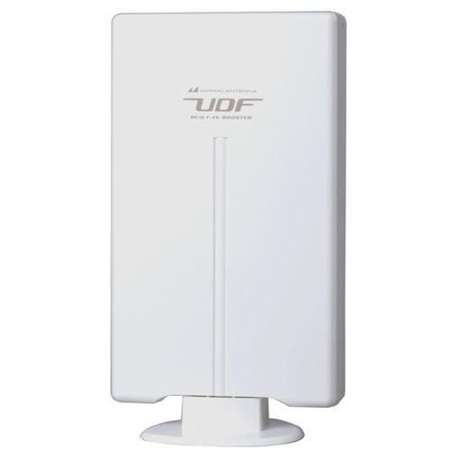 日本アンテナ UDF85B 屋外用薄型UHFアンテナ(ブースター内蔵型) 強・中・弱電界向け 水平/垂直編波用 F-PLUSTYLE ホワイト