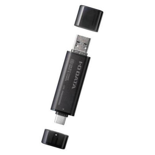 アイ・オー・データ機器 SSPQ-USC1 外付けSSD 1TB USB-A・USB-C接続 Windows Mac対応 ブラック