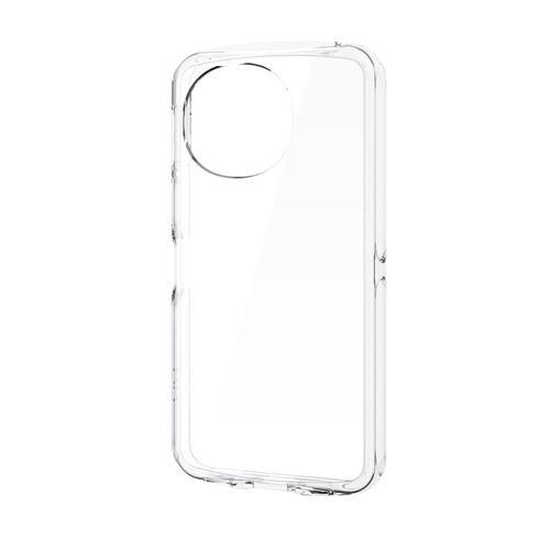 エレコム PM-S253TSLACR AQUOS sense10 ( SH-53F ) ケース ハイブリッド カバー 軽量 薄型 ストラップホールシ