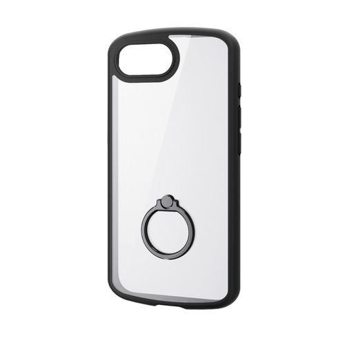 エレコム PM-A25STSLFCRBK iPhone 16e TOUGH SLIM LITE ケース フレームカラー リング付