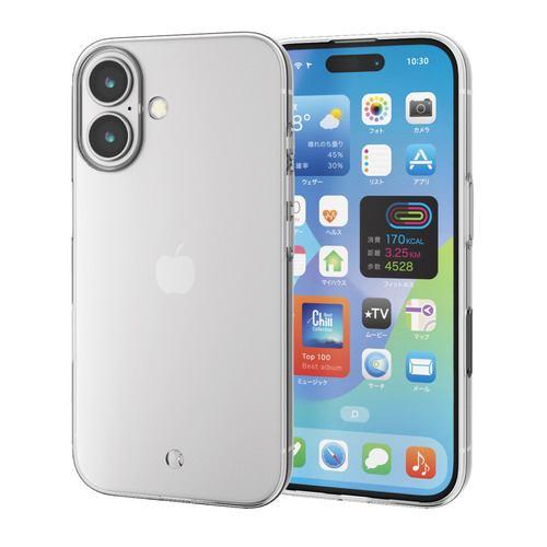 エレコム PM-A24AUCTCR iPhone 16 ソフトケース
