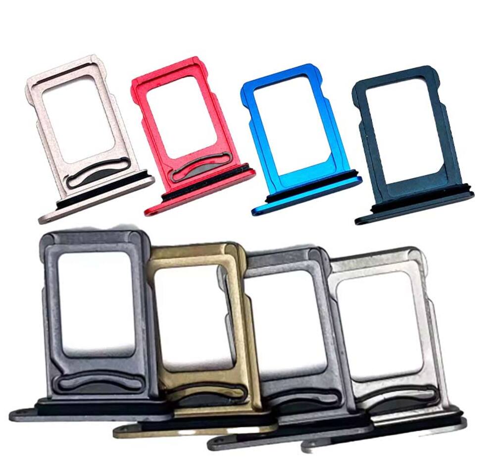 SIMカード デュアルシム ダブルスロット スマホ iPhone13 13proシルバー - 画像1