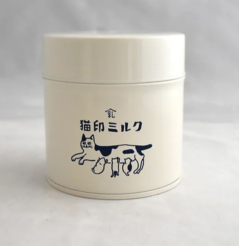 デザイン おしゃれ 可愛い 猫印ミルク 猫印ミルク手づくりキャニスターmini   イエロー - 画像5