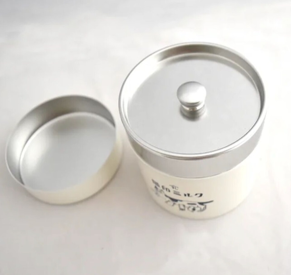 デザイン おしゃれ 可愛い 猫印ミルク 猫印ミルク手づくりキャニスターmini   イエロー - 画像6