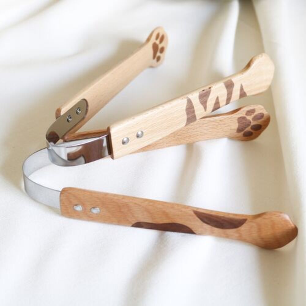雑貨 トング Mioシリーズ  木製 ねこ 猫 ネコ カトラリー キッチン用品 ギフト プレゼント - 画像2