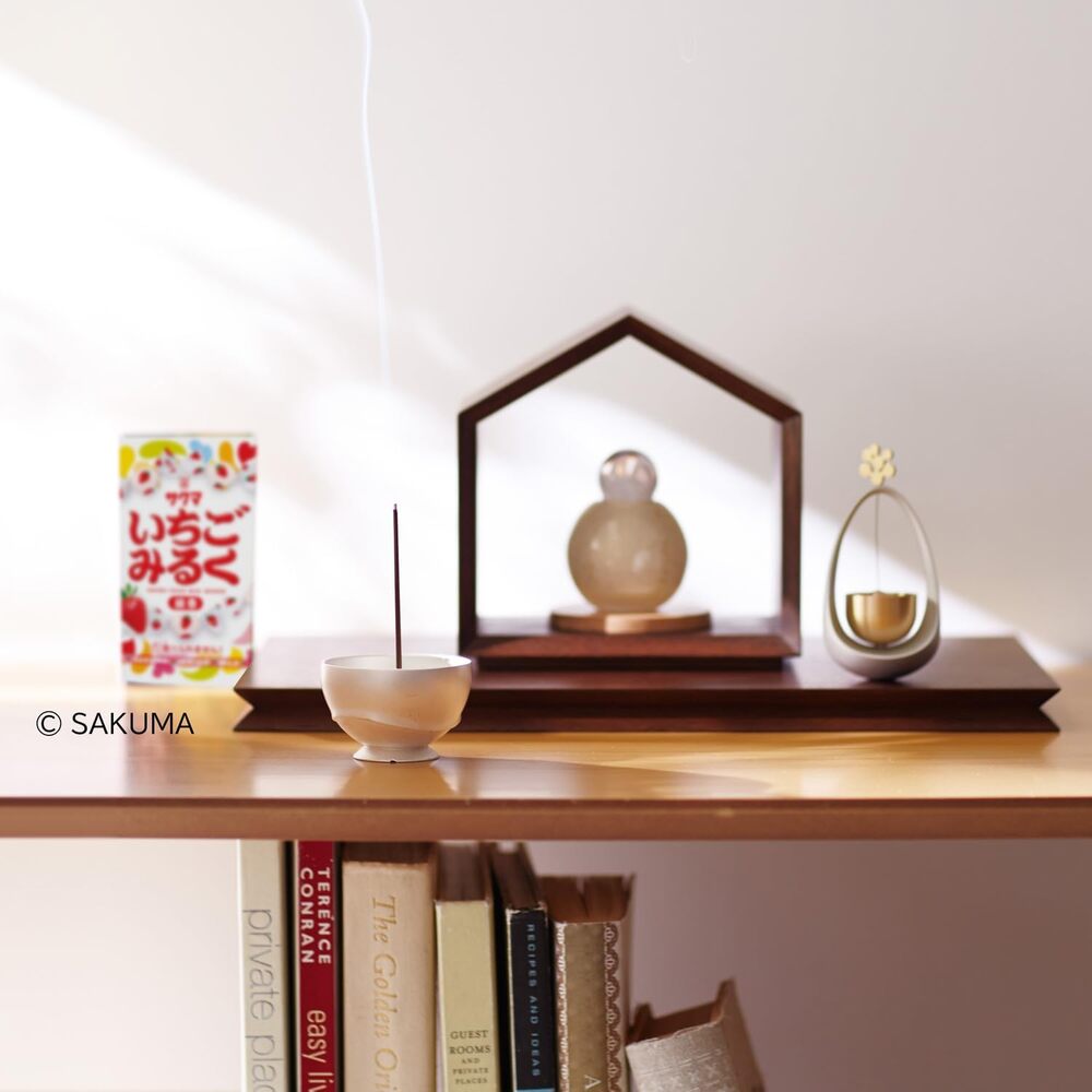 日本製 線香 お供え 昭和レトロ いちごミルク ミニ寸線香 いちごみる  いちごみるく - 画像3