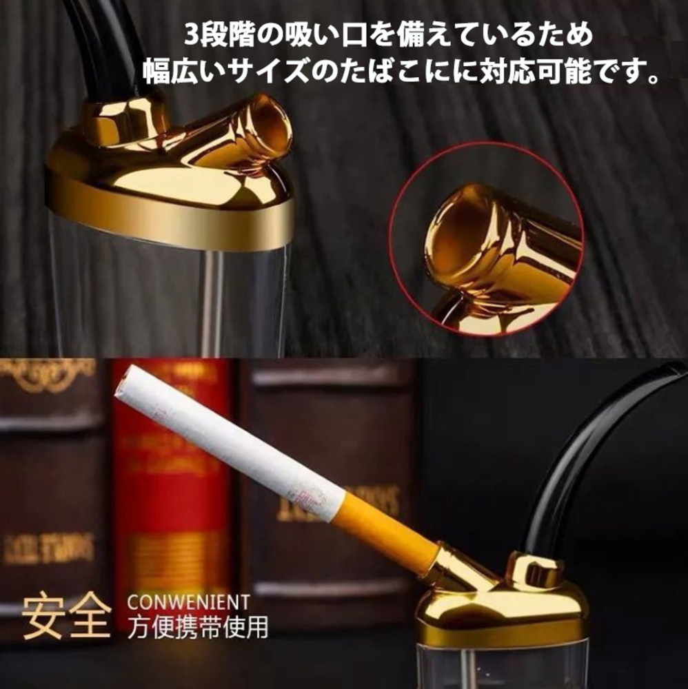 ミニシーシャ 水タバコ ベイプ 3個セット 携帯 初心 簡単 喫煙具 アクセサリー - 画像2