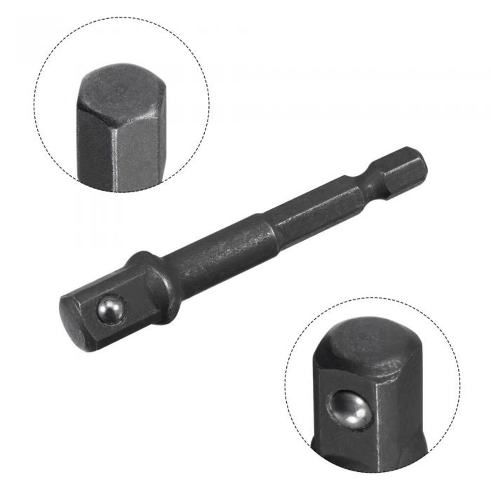 電動ドリル用 六角 ハンドルアダプター 8本セット エクステンションロッド ソケット変換  - 画像4