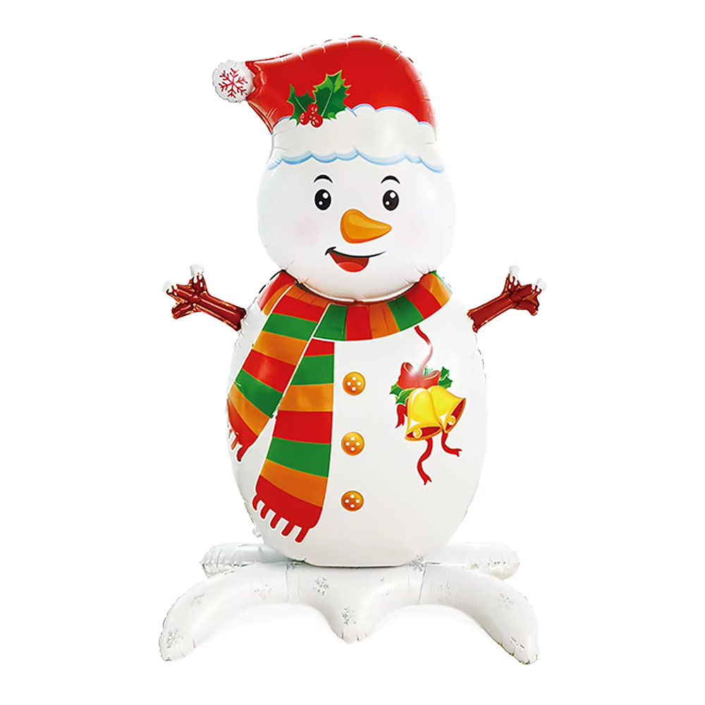 クリスマス スタンド パーティー 装飾 雪だるま ホイルバルーン 風船 イベント 家 店 飾り  - 画像5