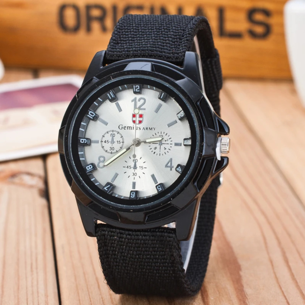 メンズ 男性 腕時計 スポーツ 高級感 シンプル ギフト プレゼント オフィス カ  シルバー - 画像1