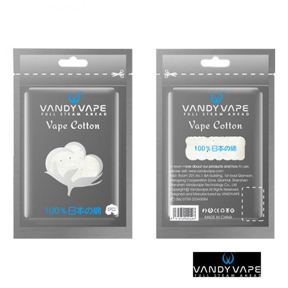 バンディベープ Vandy vape ベープコットン オーガニックコットン 5枚入り  - 画像3