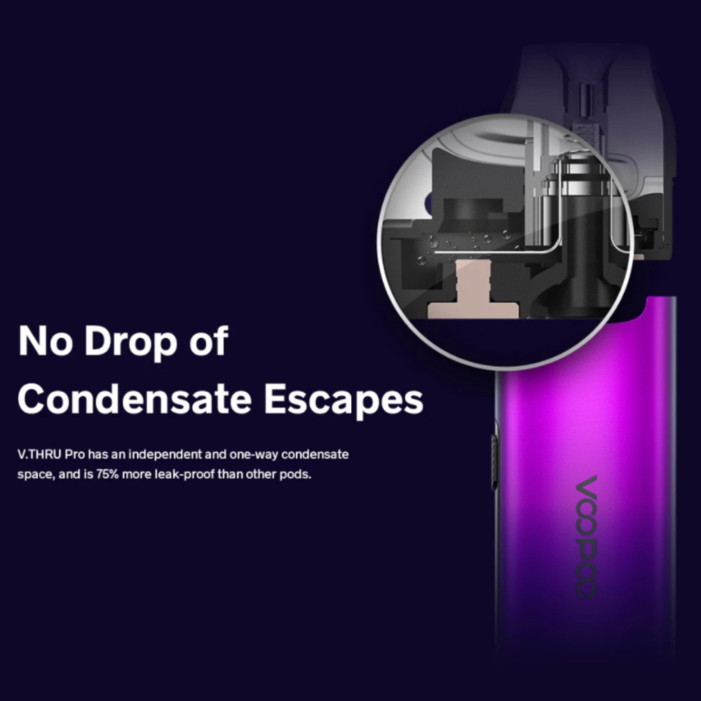 ブープー Voopoo V.THRU Pro ポッドシステムキット 小  - 画像3