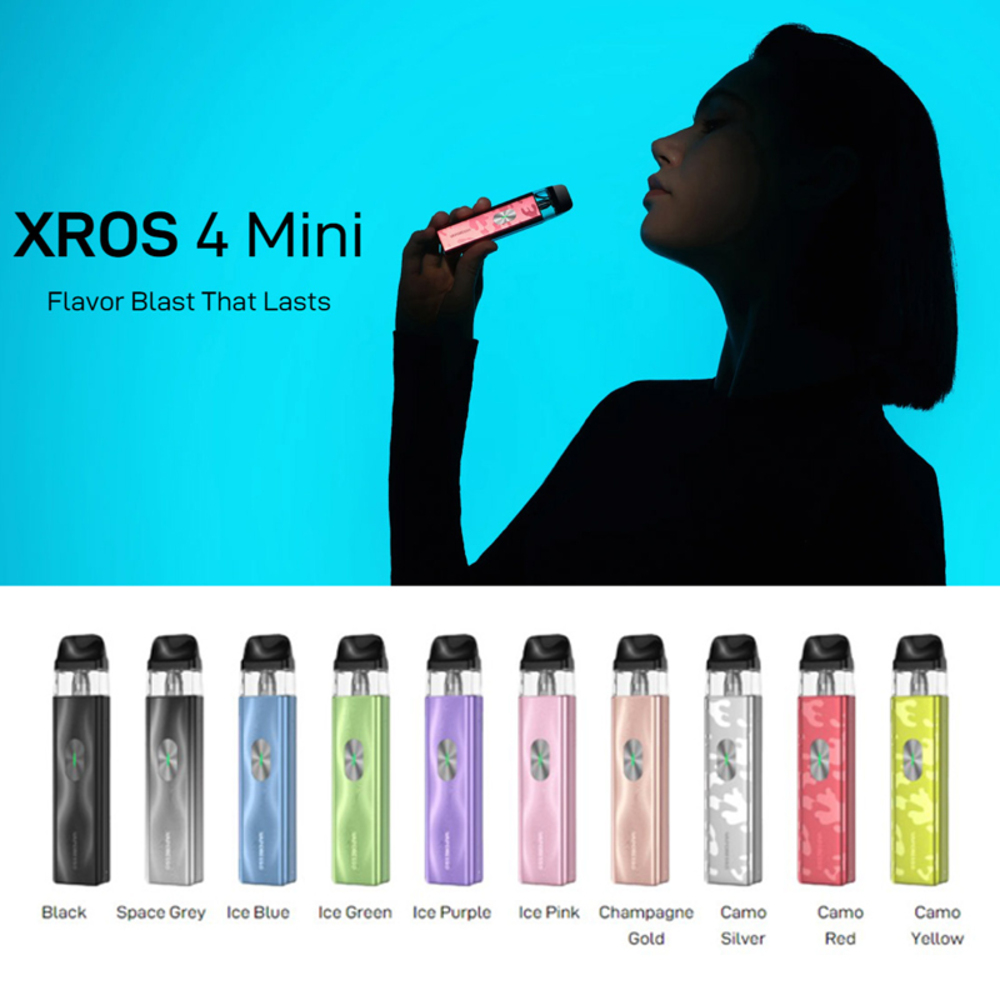 ベポレッソ クロスフォーミニキット ポッドシステム VAPORESSO XROS 4 M  グレー - 画像2