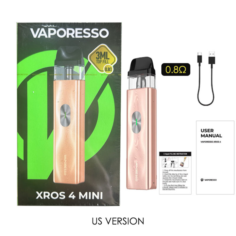 ベポレッソ クロスフォーミニキット ポッドシステム VAPORESSO XROS 4 M  グレー - 画像6