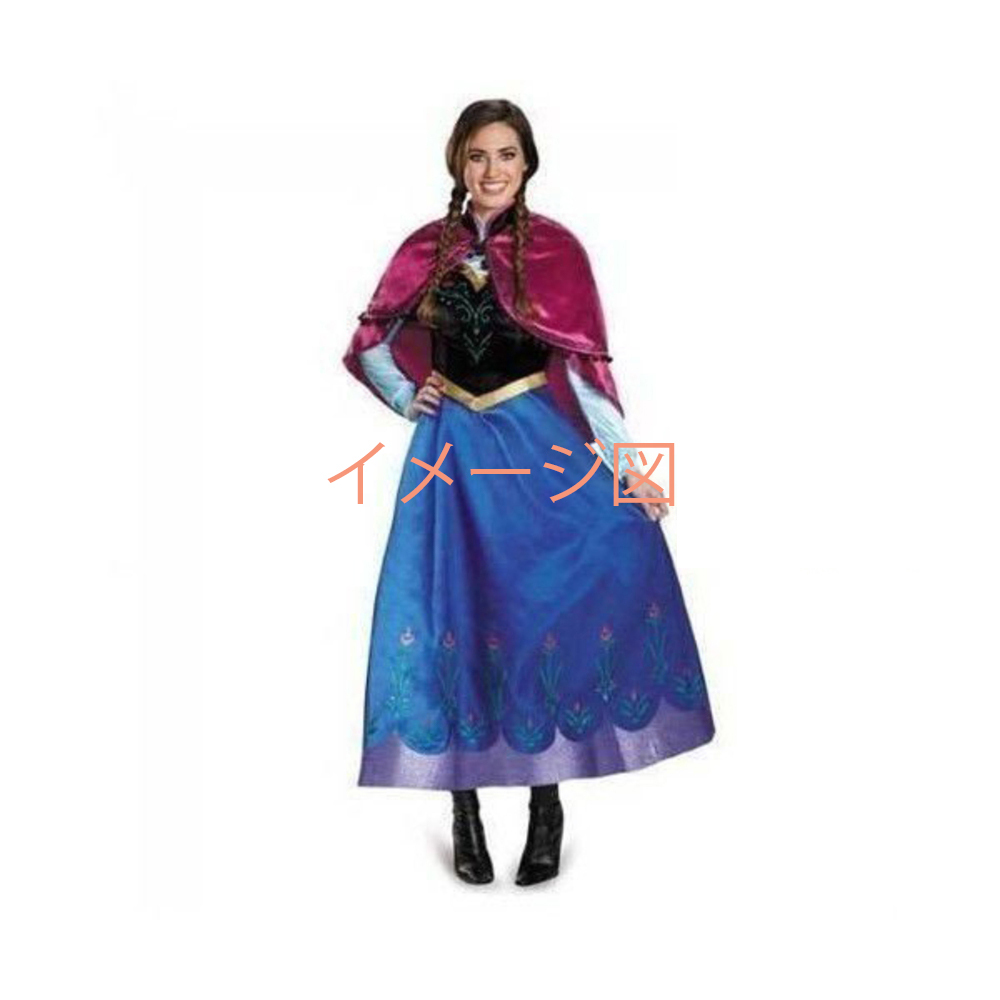 アナ雪 ディズニー ウィッグ 三つ編み ブラウン 茶色 耐熱 ハロウィン コスプレ アナと雪の女王  - 画像4