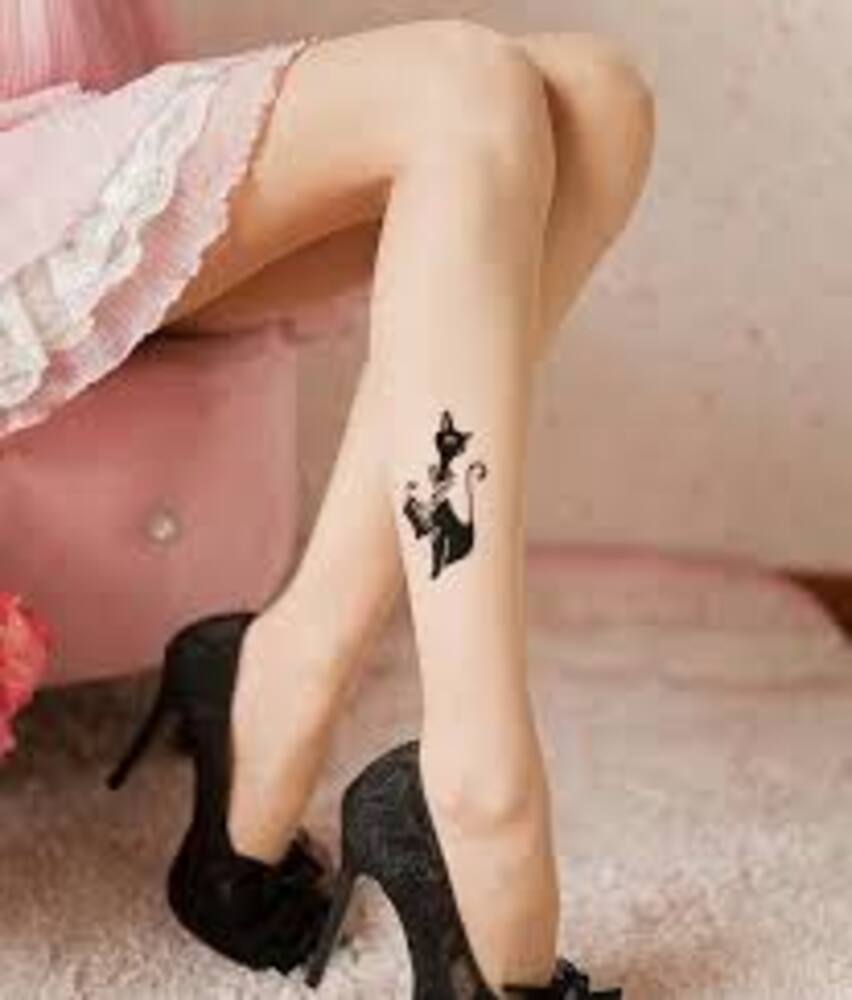 赤 ガーターストッキング ニーハイ STW-410 ストッキング コスプレ ゴスロリ  - 画像4